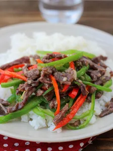 Shredded Beef with Green Bell Peppers 青椒牛絲