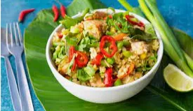 Green Curry Fried Rice Lunch