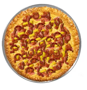 Domino's Medium 12" Honolulu Hawaiian Pizza Builder