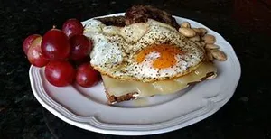 Fried Egg Sandwich With Sausage