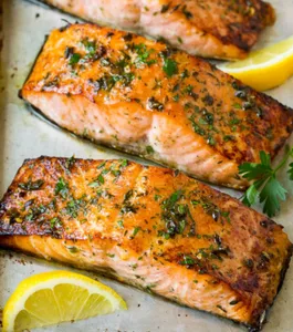 Broiled Salmon