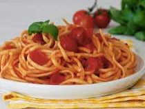 Spaghetti Al Pomodoro E Basilico