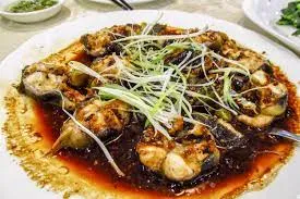 Steamed Eel With Black Bean Sauce