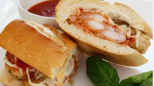 Shrimp Parmigiana Hot Hero
