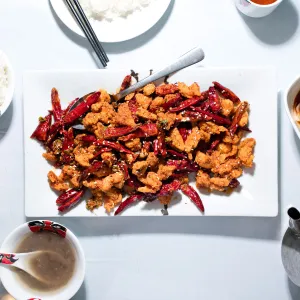 Chong Qing Spicy And Aromatic Crispy Pig's Intestine