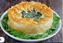 Spinach Pie Platter