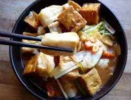 Salty Veg. Fish & Tofu in Casserole
