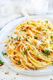 Pasta Aglio E Olio Plate