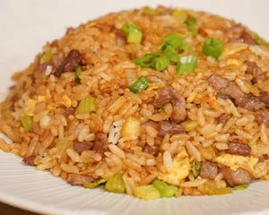 Fried Rice W. Beef 牛肉炒饭