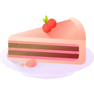 Chocolate Cake Slice