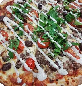 Greek Lamb Pizza