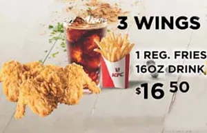 3 Wings Combo