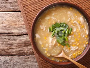 Sweet Corn Chicken Soup