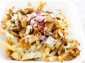 Chicken Shawarma Cheese Fries