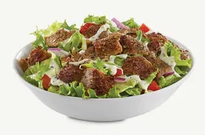 Lamb Gyro Salad with T-Zaziki Sauce
