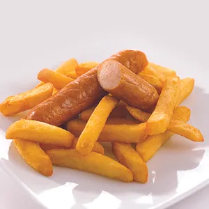 2pcs Sausage And Chips (Crumbed)
