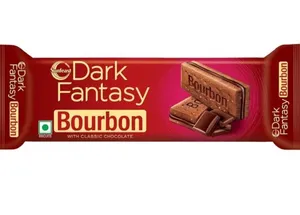 Sunfeast Dark Fantasy Bourbon, Classic Biscuit Made With Real Chocolate 111g