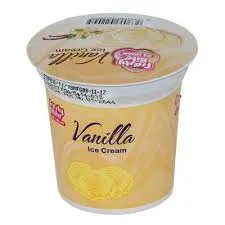Vanilla cup ice cream