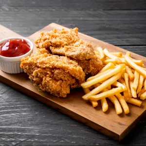 3pc Chicken and Fries