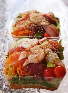 Sashimi Salad With Greenz