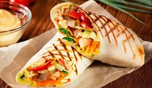 Arabic Rumali Veg.Roll Shawarma