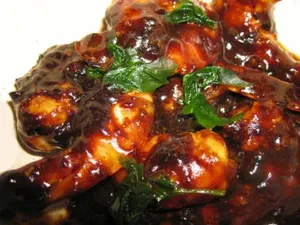 Shrimp in Black Bean Sauce