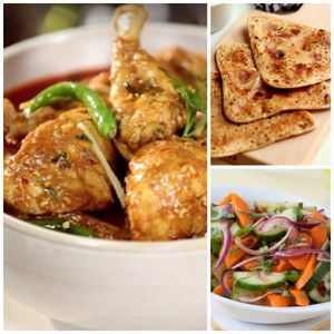 Chicken Handi with Rice/Roti/Paratha