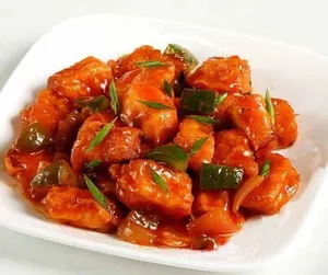 Paneer Chilli with Rice