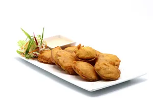 Crisp vegetable pakoras