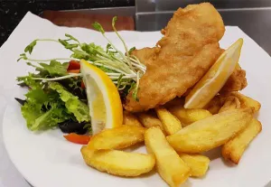 2pcs Fish And Chips (Crumbed)