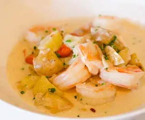 Shrimp in White Sauce