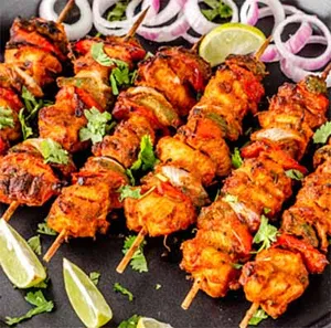 Chicken shish tawook platter