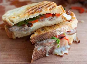 Italian Sausage Cheese Melt Sandwich