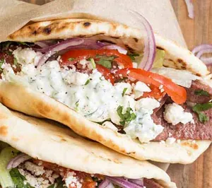 Greek Beef & Lamb Gyro in a Pita Bread