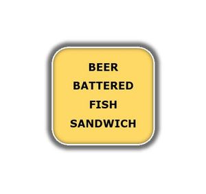 Beer Battered Fish Sandwich