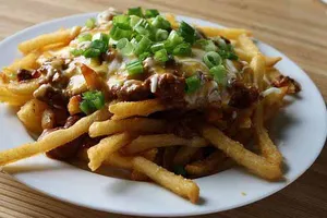 Lamb Shawarma Cheese Fries