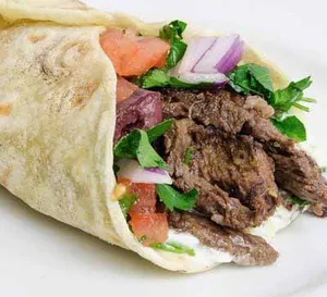 Arabic Lamb shawarma platter
