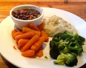 Monday Vegetable Plate (4 Vegetables)