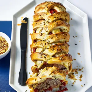 Apple Sausage Plait.