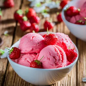 Strawberry icecreams
