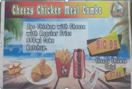 Cheezy Chicken Meal Combo