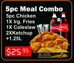 5pc Meal Combo