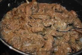 Baby Beef Liver In Gravy