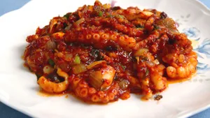 Spicy Fried Octopus