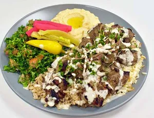 Lamb Kebab platter