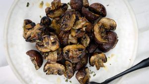 Add Grilled Mushrooms