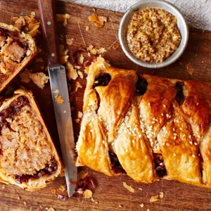 Apple Sausage Plait