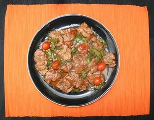 Lamb in Oyster Sauce