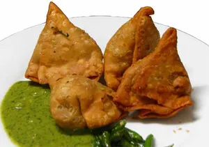 Callaloo, Chickpea & Pumpkin Samosas
