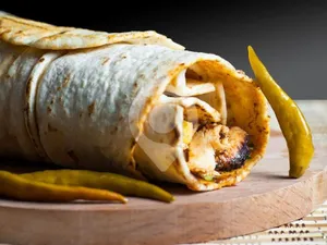 Chicken Shawarma Roll-Rumali